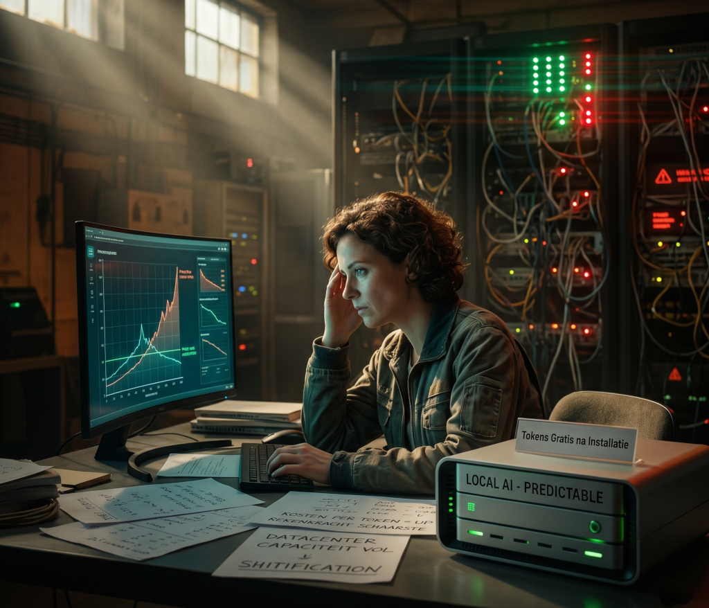 Stijgende kosten en kwaliteitsverlies dwingen een verschuiving van cloud-AI naar voorspelbare lokale infrastructuur.