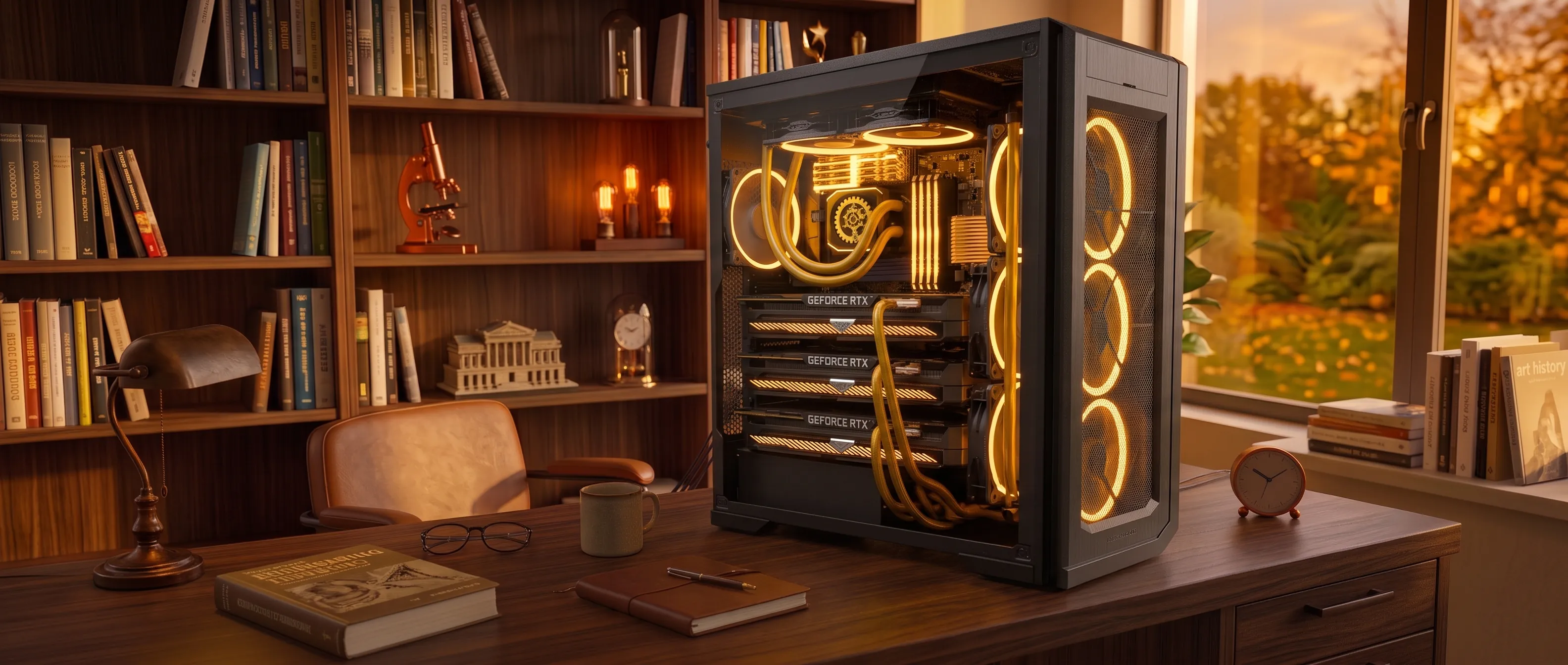 Een grote lokale AI-server met maximaal geheugen en VRAM voor de grootste modellen